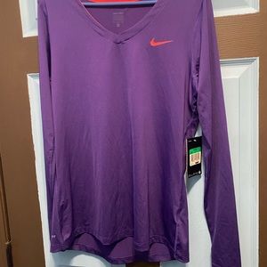 Womens Nike Pro Dri fit long sleeve shirt size XL
